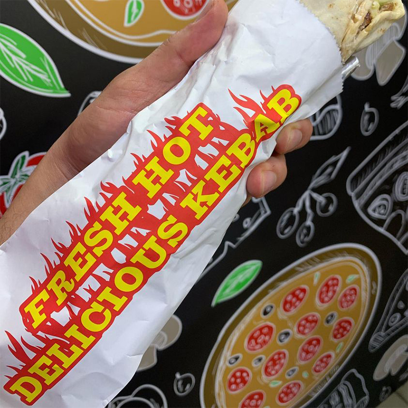 wax paper sandwich bags food service white bag
