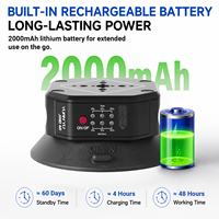 Support de caméra à ventouse électrique OEM 4,5 pouces avec adaptateur de vis 1/4 3/8, longue autonomie de la batterie, fixation rapide pour voiture, vélo, toit