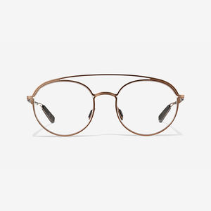 Benyi logo personnalisé Double pont en métal Cadre Optique de luxe montures de lunettes pour hommes - Product Image 5