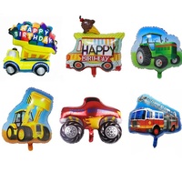 Ballons en forme de train, 1 pièce, ballons en aluminium, forme camion, voiture, jouet pour enfants, fête d'anniversaire, nouveau design