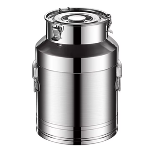 Réservoir de stockage d'huile scellé en acier inoxydable 304 de qualité alimentaire, 15L/20L/28L/35L/42L/48L, pour bulles de vin, thé, lait, huile comestible, baril vide - Product Image 1