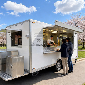 รถขายอาหารเคลื่อนที่กลางแจ้งพร้อมอุปกรณ์ครบครัน รถขายช็อกโกแลตและถั่วคั่ว รถขายกาแฟราคาถูก รถขายอาหารเคลื่อนที่จากกวางโจวสำหรับขายในสหรัฐอเมริกา - Product Image 4