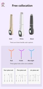 Kit de Electroterapia de Alta Frecuencia, Completo y de Buena Calidad, Juego de 4/5/6 Piezas con Múltiples Tubos para Tratamiento Facial y Corporal Completo - Product Image 4