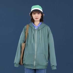 Sweat-shirts promotionnels 250 g/m² en polyester, impression DTG, design anti-rétrécissement, personnalisables, à fermeture éclair, été, sans étiquette - Product Image 5