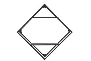 Estante de Pared de la Mejor Calidad, Estante de Pared de Hierro y Madera, Acabado Negro, Material de Metal Negro/Madera de Mango, Precio al por Mayor - Product Image 2