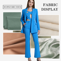 Vente flash - Couleurs unies disponibles - Vêtements de bureau pour femmes - Blazer formel et de soirée unique en polyester pour femme