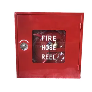 Yangın söndürücü ve yangın hortumu makarası kutu, çift kapılı yangın dolabı