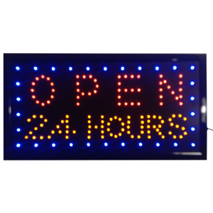 La migliore vendita Luminoso HA CONDOTTO il Segno Aperto con Animazione Interruttore ON e OFF con la Catena Kit (Ovale Orizzontale <span class=keywords><strong>Corsivo</strong></span>) - Product Image 6