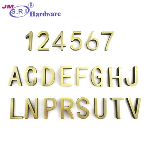 Precio al por mayor novedad 45*45*5mm Placa de número de puerta <span class=keywords><strong>para</strong></span> uso en hoteles y casas - Product Image 4