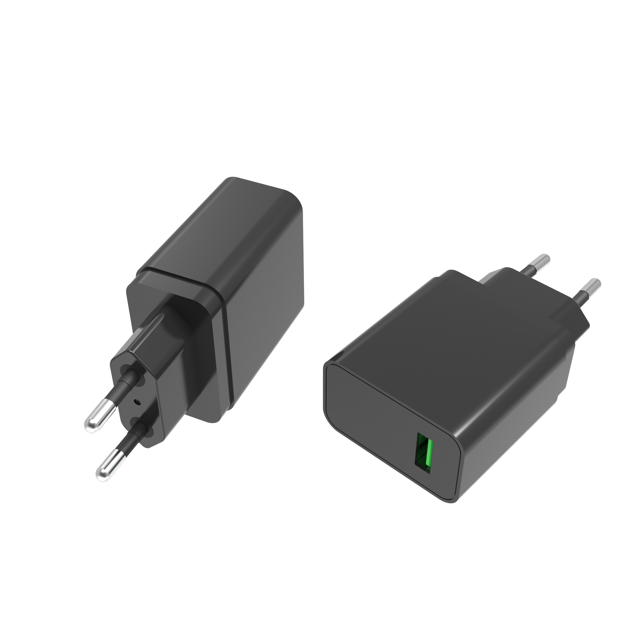 Быстрая зарядка QC 3,0 18 Вт настенное дорожное кремовое зарядное устройство с EN62368