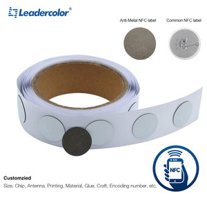 Penjualan terlaris 13.56Mhz cetakan warna penuh tahan air Mini Anti logam RFID Tag NFC Label RFID chip RFID - Product Image 1