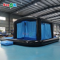 Sayok Personnalisé 8 Mètres Bleu Portable Backyard Parties Pub Gonflable PVC Pool Bar pour Adultes