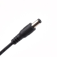 Kabel Splitter daya DC kustom 5.5x2.1mm 1 adaptor pria ke 2 wanita | Konektor kabel ekstensi kamera CCTV Strip LED