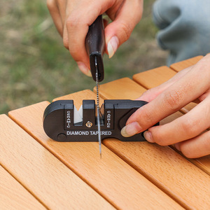 Diamond Tapered <b>Knife</b> <b>Sharpener</b> 80x27mm Multi Grit Outdoor Survival Tool - Product Image 5