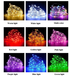2023 joyeux noël bonne année réveillon décorations arc-en-ciel fée guirlande lumineuse LED pour arbre de noël lampe à LED ornements guirlande - Product Image 5