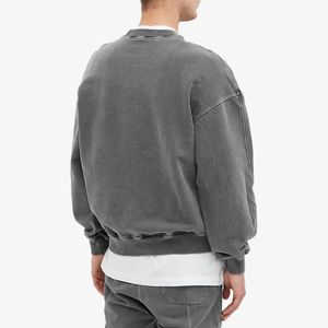 Sweat à capuche lourd sans ficelle personnalisé hommes en détresse surdimensionné blanc acide Vintage lavé à l'acide à capuche - Product Image 5