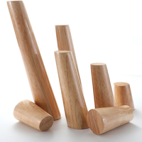 Fournisseur Pieds de canapé en bois de remplacement Pieds de canapé coniques en bois pour armoire, table et lit