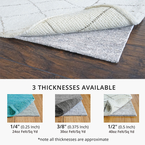 Thảm đệm không trượt khu vực Thảm Pad 1/4 "Polyester Thảm underlay cảm thấy thảm pad cho dưới thảm - Product Image 3