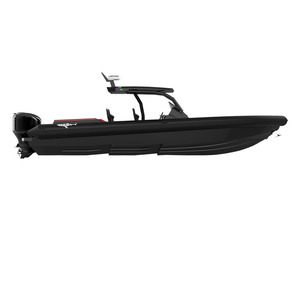 เรือยาง ORCA แบบสองท้องลึก ขนาด 33 ฟุต 995 ซม. ผลิตจาก PVC/Hypalon รุ่น SP RIB 995 รองรับผู้โดยสาร 18 คน สีดำ สำหรับเล่นเซิร์ฟและกีฬาทางน้ำ YE MARINE - Product Image 1