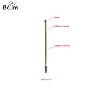 Double extrémité en métal pour sourcils spoolie mascara wand pinceau fin à <span class=keywords><strong>angle</strong></span> fin pour maquillage et eye-liner - Product Image 6