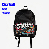 Mochila Personalizada con Impresión Moderna y Diseño de Sublimación, Mochila Deportiva para Portátil, Mochilas Escolares