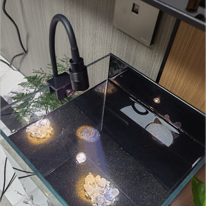 Lampe LED réglable à spectre complet pour aquarium, 3 couleurs, longueur focale ajustable, pour eau salée, eau douce, récif, corail, aquarium de poissons, IP54 haute performance - Product Image 5