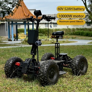 Scooter Eléctrico Todoterreno de Alta Resistencia 4WD con Suspensión de Doble Horquilla, Capacidad de Subida <span class=keywords><strong>del</strong></span> 35%, para Entusiastas <span class=keywords><strong>del</strong></span> Todoterreno, 12000-14000W - Product Image 2