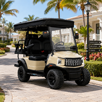 Voiturette de golf électrique durable, véhicule utilitaire 4 places, voiturettes de golf électriques à vendre