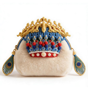 Op maat gemaakte rits portemonnee met opdruk, klein merk portemonnee, creditcardhouder, bruine cartoon lange tas met sleutelhanger - Product Image 2