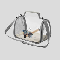 Petit animal de compagnie sac à oiseaux en plein air respirant sac à oiseaux de poche petit soleil Pigeon Portable pliable unique épaule sac Cage à oiseaux