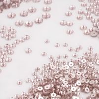 Cuentas de diamantes de imitación de resina epoxi Rosaline de 5 mm con parte trasera plana y orificio central para coser, ideales para la fabricación de joyas y colgantes.