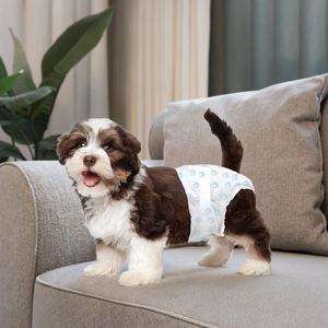 Coussinets absorbants jetables en film PE respirants et très absorbants pour animaux incontinents, taille M, pour animaux femelles - Product Image 1