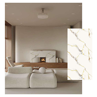 Plaque de marbre PVC CE 1200x2900mm 4mm imperméable, ignifuge et anti-UV pour meubles, couleur personnalisée, salle de bain, cuisine, salon, hôtel