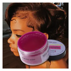 Strong Hold Edge Control Private Label For Black Hair Braiding Pomade Water Based Long-lasting Clear Color Hair Bees Wax