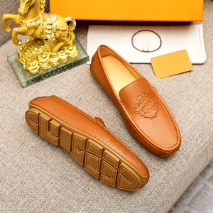 Zapatos Oxford con Parte Superior de Cuero Vacuno de Grano Completo, Entresuela de Goma/Látex Espumado, Suela de Goma y Forro de Tela para Todas las Temporadas - Product Image 5