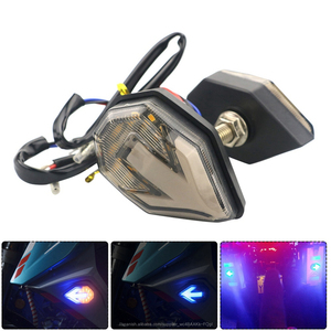 LED para <span class=keywords><strong>la</strong></span> vuelta de <span class=keywords><strong>la</strong></span> motocicleta de las señales de ajuste personalizado moda luz estroboscópica luz luces led motocicleta - Product Image 4