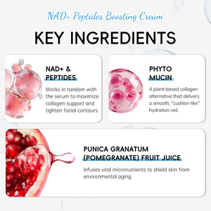 <span class=keywords><strong>Crema</strong></span> Facial y Corporal Coreana con NAD+ y 13 Péptidos al 5% <span class=keywords><strong>para</strong></span> <span class=keywords><strong>Piel</strong></span> Flácida, Antienvejecimiento, Reafirmante y Lifting, Color Rosa - Product Image 4
