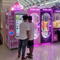 Machine de jeu d'arcade à pièces de monnaie en métal, pour couper et gagner de grandes peluches, avec ciseaux, cadeau, prix de coupe