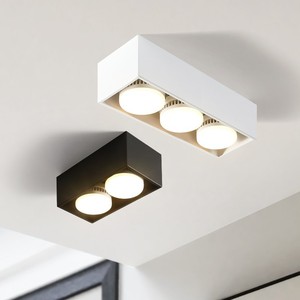 ไฟฝังเพดานอะลูมิเนียมทรงสี่เหลี่ยมสีดำ แสง LED สีขาวกลาง 4100K มาตรฐาน IP20 ปรับความสว่างได้ ใช้ไฟ AC 220V สำหรับแสงสว่างเชิงพาณิชย์ - Product Image 2