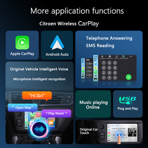 Mô-đun không dây Apple Carplay Android Auto cho Peugeot <span class=keywords><strong>Citroen</strong></span> SMEG&MRN NAC Bộ giải mã Carplay không dây, chiếu màn hình - Product Image 6