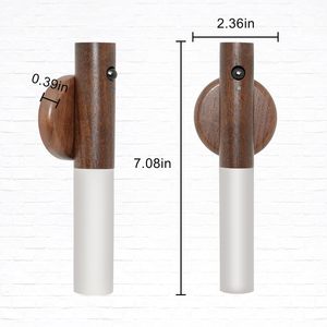 Lampe de nuit intelligente mini ABS au design moderne, à LED, fonctionnant sur piles, à intensité variable, pour chambre, couloir et placard - Product Image 2