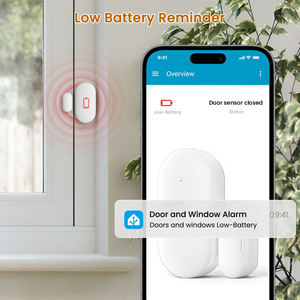 جهاز استشعار ذكي للنوافذ والأبواب يعمل بتقنية زيجبي، إنذار لاسلكي سهل التركيب، متوافق مع أندرويد، يعمل مع تطبيق تويا للمنزل الذكي - Product Image 6