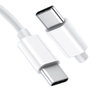 Câble de chargeur USB C 60W 30CM en cuivre pur pour Samsung S20 S9 S8 pour Xiaomi pour Huawei iPhone 12 13 14 à utiliser avec des écouteurs
