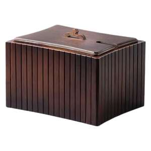 Seaux à débris de thé en bambou en gros, grandes tailles avec couvercles, seaux filtrants pour thé, poubelles, ensembles de thé Kung Fu, articles ménagers - Product Image 2