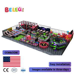 <span class=keywords><strong>Parc</strong></span> Trampoline Équipement professionnel pour les centres de divertissement en famille-Taille personnalisable Utilisation intérieure/extérieure - Product Image 1