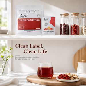 Té de Cinco Granos Rojos de Marca Blanca 210g, 10 Bolsas de 21g, Sobres Gigantes, Té de Arroz Rojo, Frijol Rojo y Jujube para el Bienestar Femenino - Product Image 4