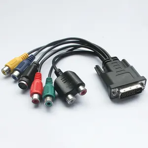 Customize DB9 VGA DVI DP Cable PC Computer Monitor Extension Converter Wire USB 3.5mm Audio Video Cable