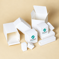 Custom Printed White Card Paper Box Ivory Board Kraft Paper Product Box Packaging Folding Christmas Gift Mini Cardboard Box