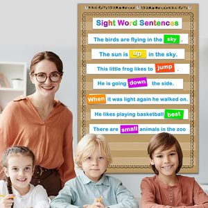 Pocket Chart 10 Pocket Clear PET <b>Material</b> For Classroom Teaching Lessons Home Use Standard Size 3 Inch - Product Image 6