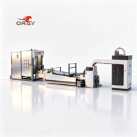 Laminateur semi-automatique mécanique Oray pour carton ondulé, vitesse de levage élevée 0-120 mm/s, réglage progressif en ligne